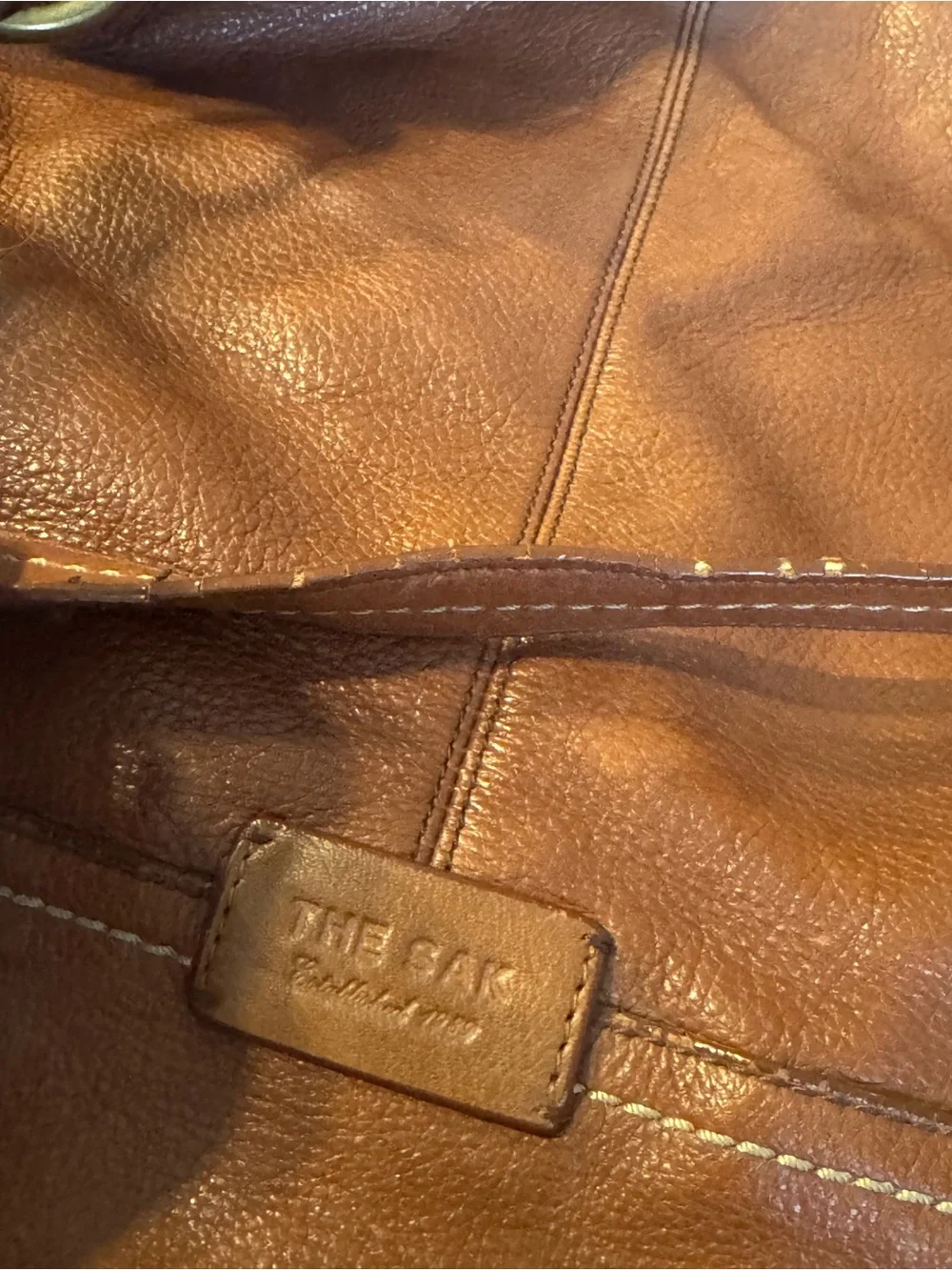 The Sak Leather Tote Bag in Brown
